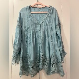 Eri + Ali Anthropologie Blouse, Size XL